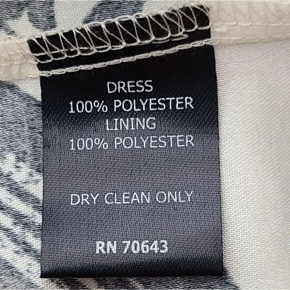 Jessica Howard Black and White Floral Midi Dress - Picture 15 of 16